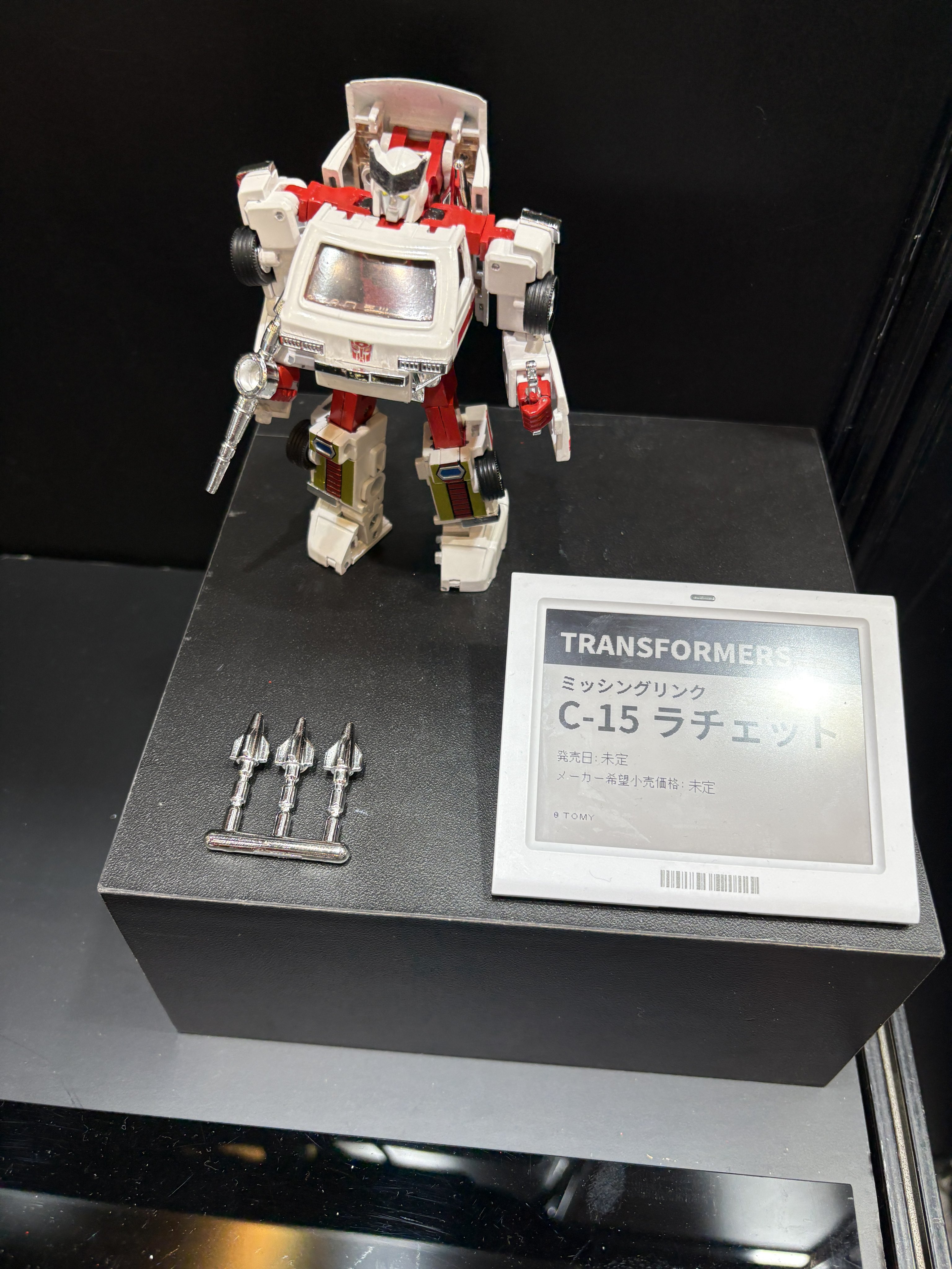 Takara Tomy Missing Link C-15 棘轮彩色原型初看