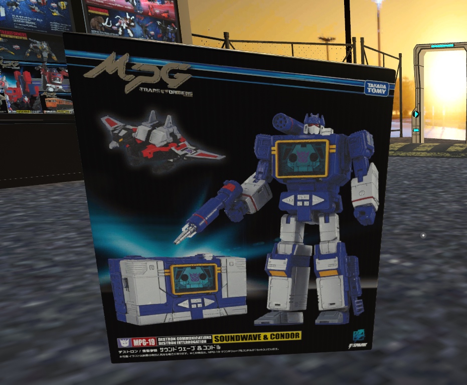 变形金刚 MPG-19 声波和 Laserbeak 包装图像